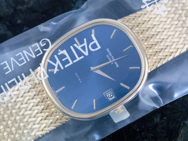 Patek Philippe 3605 extrem seltene Ellipse D'Or Beyer PP Service Okt. 2024 sealed Full Set